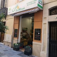 Outside at Bio Milanes in Malaga