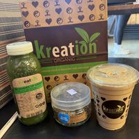   at Kreation Organic Juicery in West Hollywood