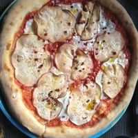 Pizza number 8 at Omnipollos Hatt in Stockholm