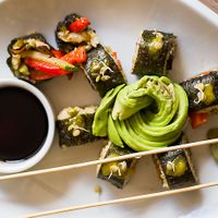 Vegan Sushi at Loving Hut in Cusco