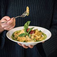 Penne Pasta at Organi Chiado in Lisbon