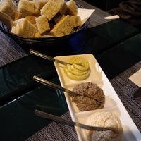 Vegan pates at Organi Chiado in Lisbon