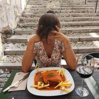 francesinha at Organi Chiado in Lisbon