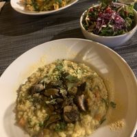 Risotto and pesto pasta  at Organi Chiado in Lisbon