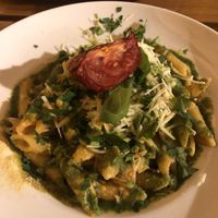 Penne pasta at Organi Chiado in Lisbon