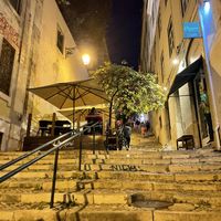 The terrasse at Organi Chiado in Lisbon