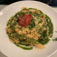 Penne pasta at Organi Chiado in Lisbon