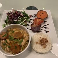 Traditional bean stew  at Organi Chiado in Lisbon