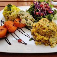 Spirit tofu at Organi Chiado in Lisbon