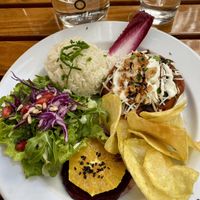 Burger  at Organi Chiado in Lisbon