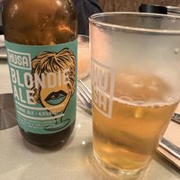 Blond bier  at Organi Chiado in Lisbon