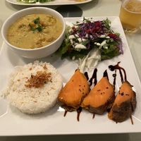 Chickpea curry  at Organi Chiado in Lisbon