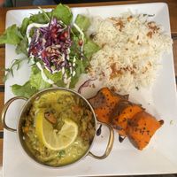 Curry de lentejas  at Organi Chiado in Lisbon