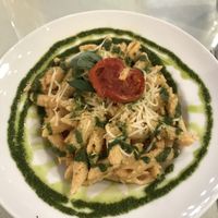 Massa penne  at Organi Chiado in Lisbon