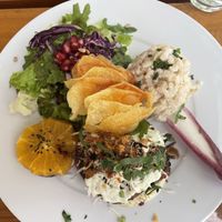 Veggie burger   at Organi Chiado in Lisbon