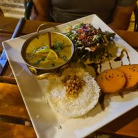 Lentil curry at Organi Chiado in Lisbon