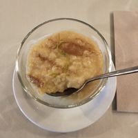 Rice desert at Organi Chiado in Lisbon
