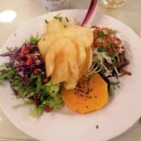 Vegetable salad at Organi Chiado in Lisbon