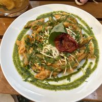 The most delicious penne I’ve ever tasted  at Organi Chiado in Lisbon