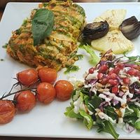 Lasagna at Organi Chiado in Lisbon