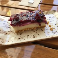 No cheese cake  at Organi Chiado in Lisbon