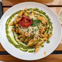 Penne at Organi Chiado in Lisbon