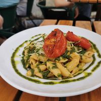 Pasta (the one with gluten) at Organi Chiado in Lisbon