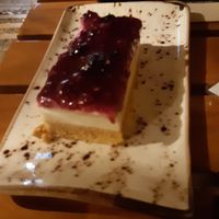 Cheesecake at Organi Chiado in Lisbon