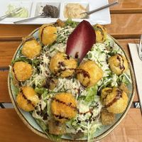 Césars 'chicken' salad.  at Organi Chiado in Lisbon