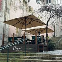 Outside terrace.  at Organi Chiado in Lisbon