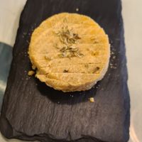 Cashew 'goat' cheese at Organi Chiado in Lisbon