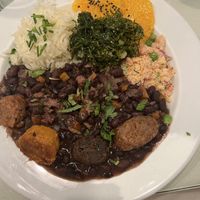 Brazilian Bean stew (so inventive & delicious )  at Organi Chiado in Lisbon