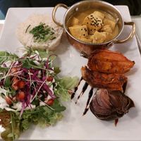 Tofu at Organi Chiado in Lisbon