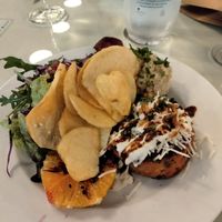 Vegan burger, yum! So tasty, fresh and satisfying. at Organi Chiado in Lisbon