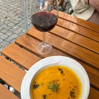 Soup of the day at Organi Chiado in Lisbon