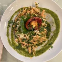 Tomato and basil pesto pasta  at Organi Chiado in Lisbon