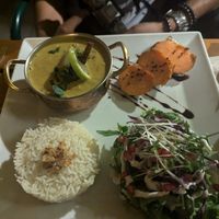 Lentil curry at Organi Chiado in Lisbon