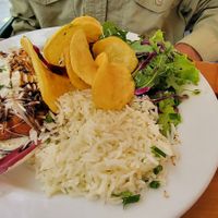 Veggie burger at Organi Chiado in Lisbon