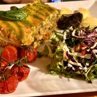 Lasagna.  at Organi Chiado in Lisbon