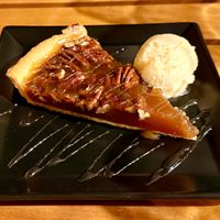Pecan Pie and Ice Cream    at Organi Chiado in Lisbon