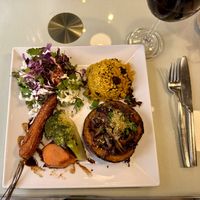 Pumpkin with mixed veggies special of the day   at Organi Chiado in Lisbon