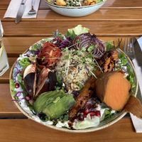 Sweet potato salad   at Organi Chiado in Lisbon