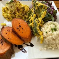 Tofu  at Organi Chiado in Lisbon
