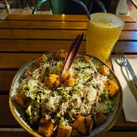 Ceasar salad at Organi Chiado in Lisbon