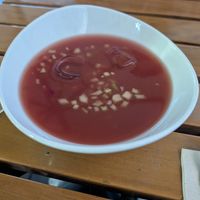 Watermelon Soup  at Organi Chiado in Lisbon