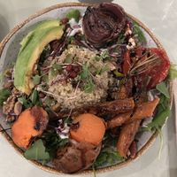 quinoa veggie bowl  at Organi Chiado in Lisbon