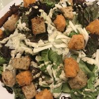 Vegan Caesar salad at Organi Chiado in Lisbon