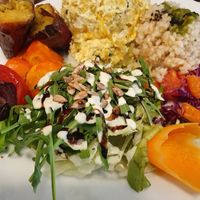 Spiritual tofu at Organi Chiado in Lisbon