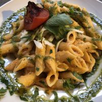 Pasta at Organi Chiado in Lisbon