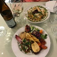 Vino verde at Organi Chiado in Lisbon